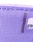 Caviar Quilted Wallet On Chain WOC Purple