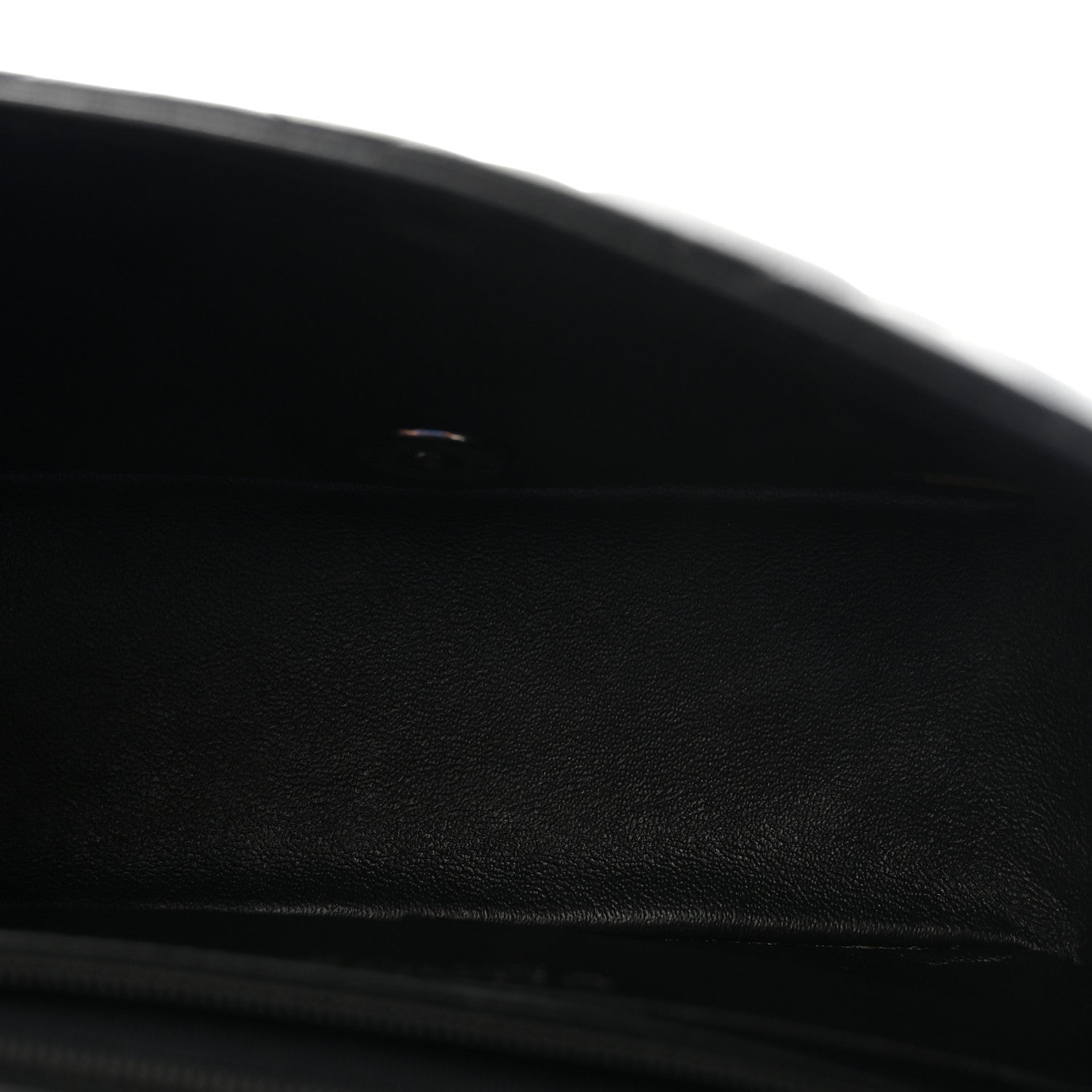 Lambskin Quilted Mini Square Flap Black
