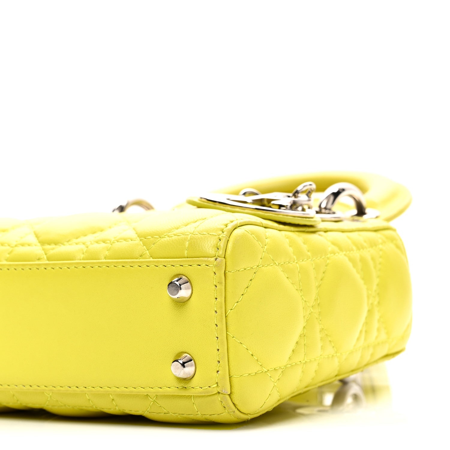 Lambskin Cannage Nano Lady D1OR Acid