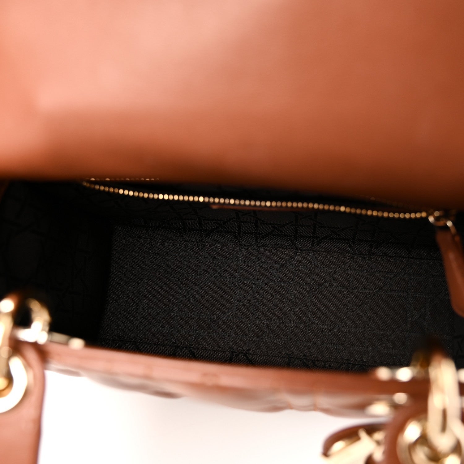 Calfskin Cannage Small My ABCD1OR Lady D1OR Tan