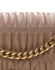 Nappa Gaufre Flap Cipria