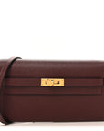 Epsom Kelly Wallet To Go Rouge Sellier