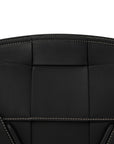 French Calfskin Maxi Intrecciato Arco 33 Black