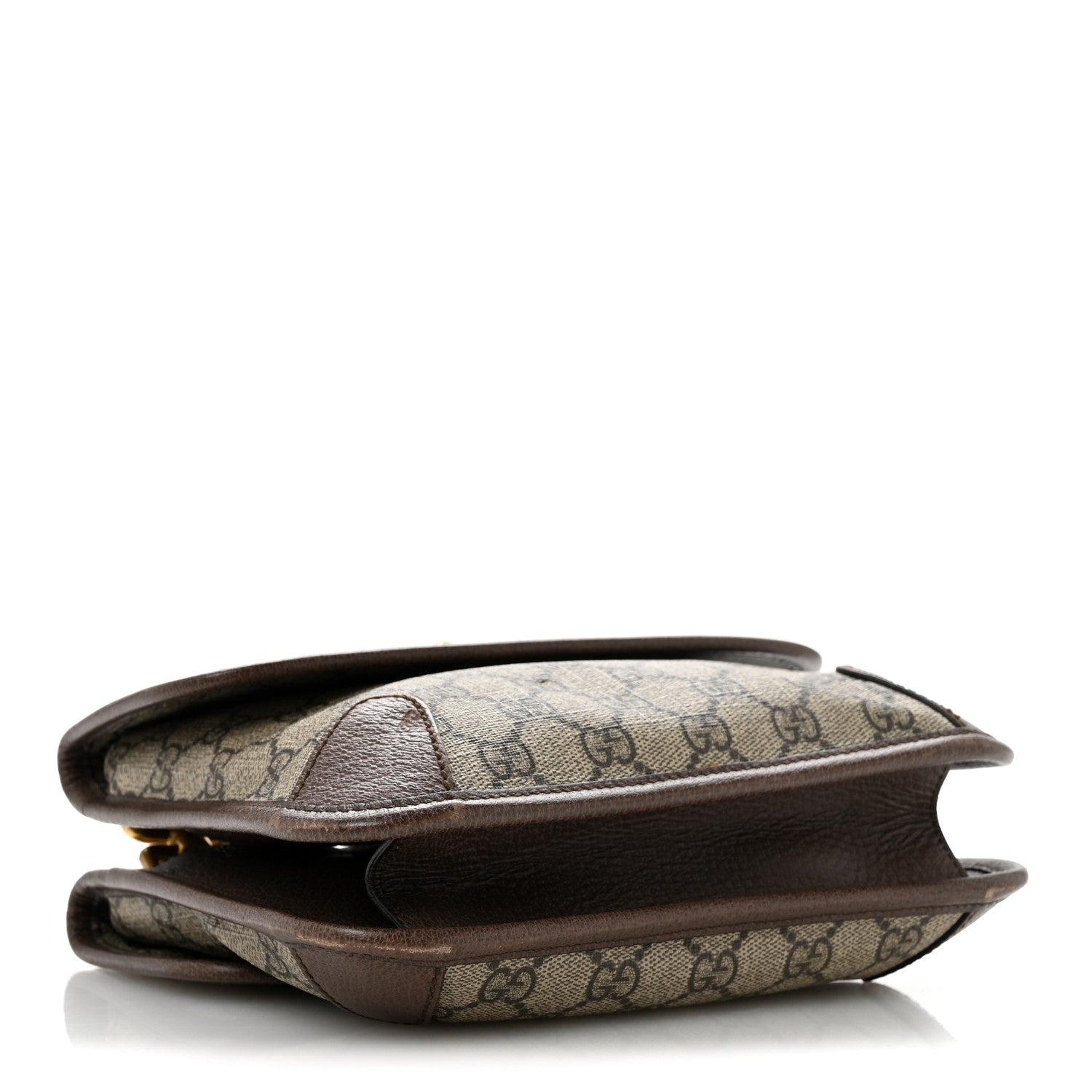 GG Supreme Monogram Web Small Neo Vintage Double Flap Messenger Bag Beige New Acero