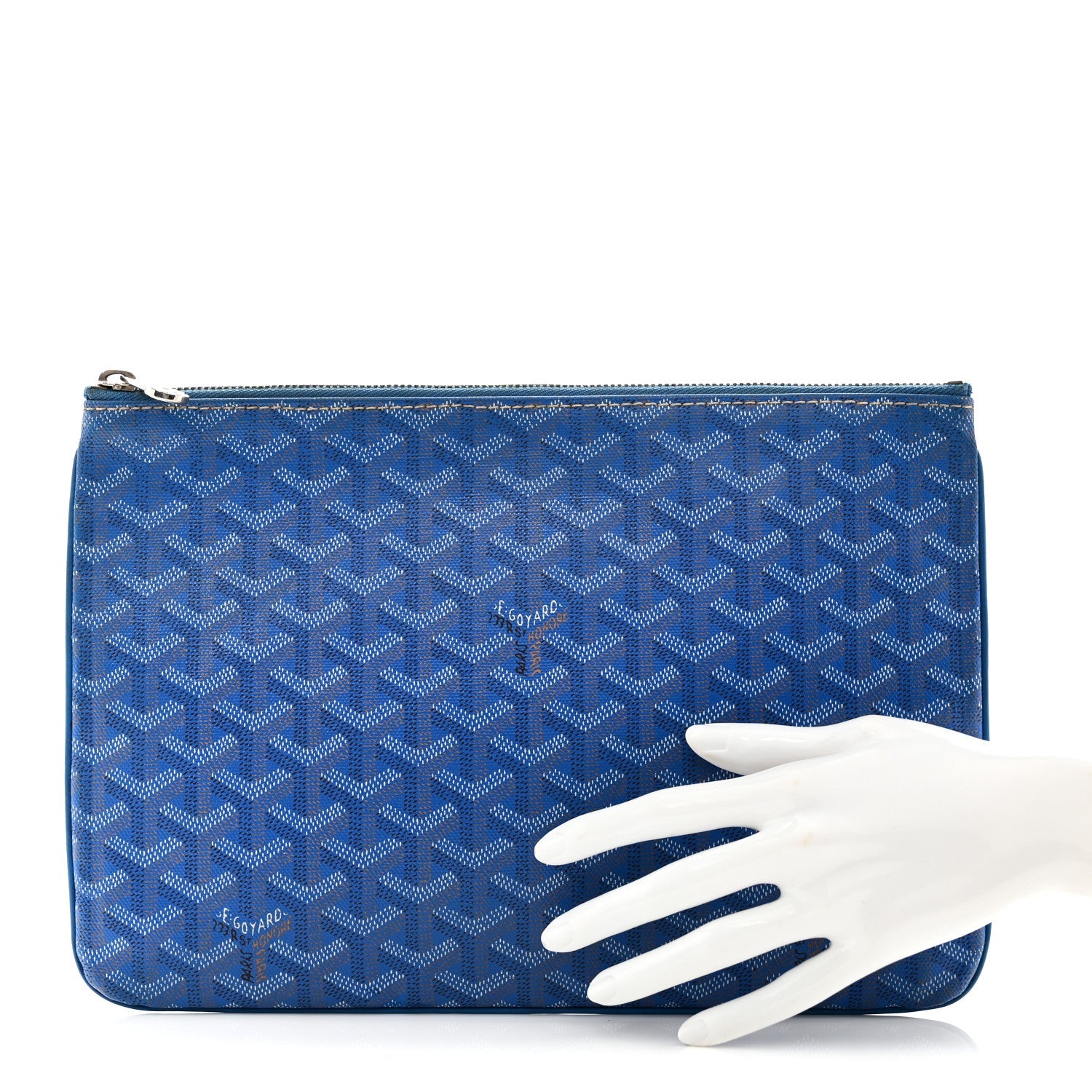 Goyardine Senat Pochette MM Sky Blue