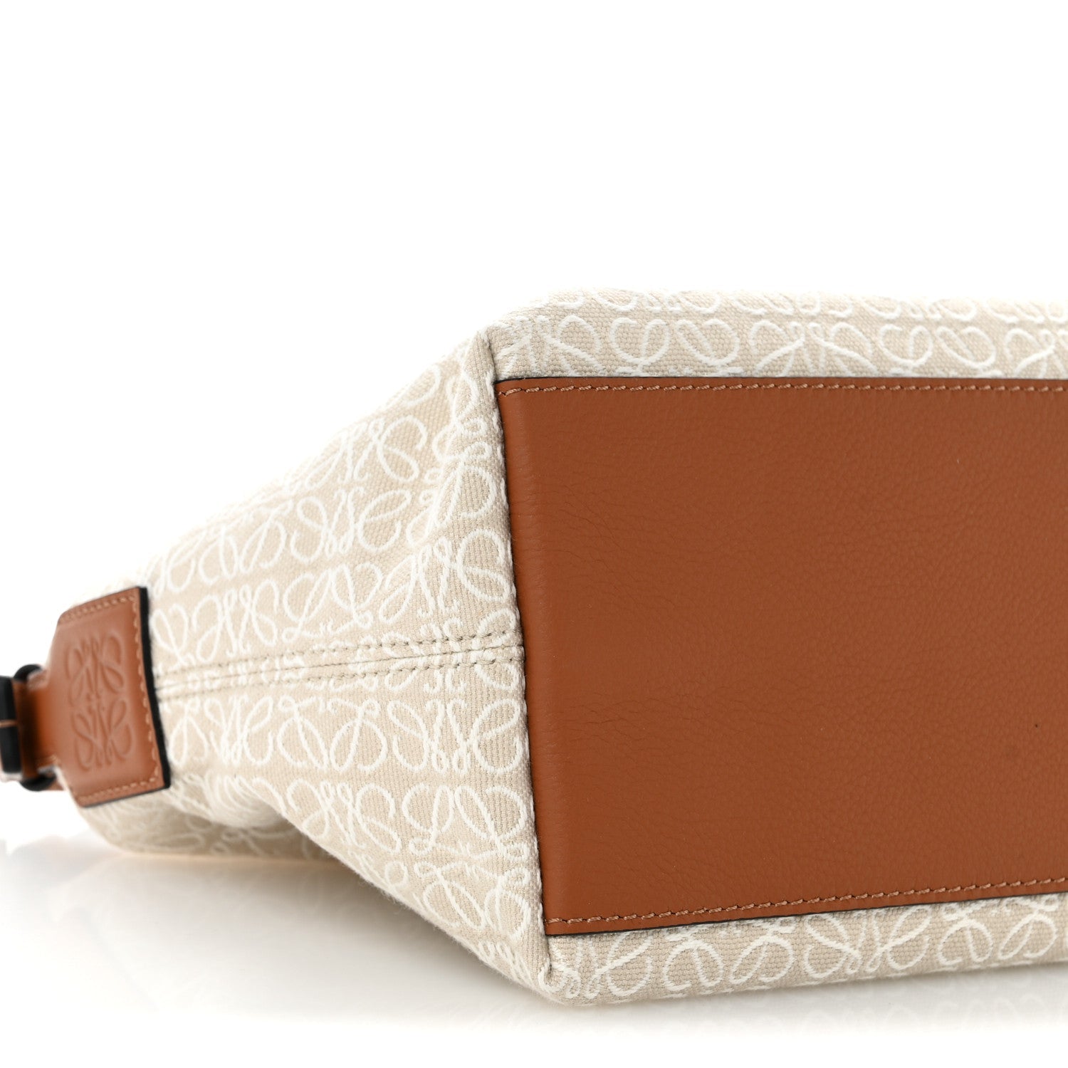 Jacquard Anagram Calfskin Small Cubi Bag Ecru Tan