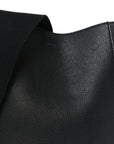 Soft Grained Calfskin Small Sangle Bucket Bag Black
