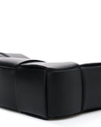Calfskin Maxi Intrecciato Cassette Pouch On Strap Black