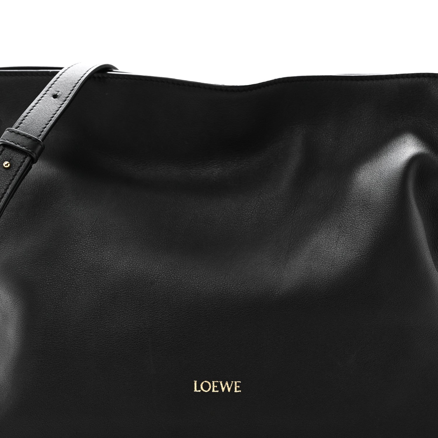 Nappa Calfskin Medium Flamenco Knot Clutch Black