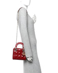 Patent Cannage Mini Lady D1OR Red
