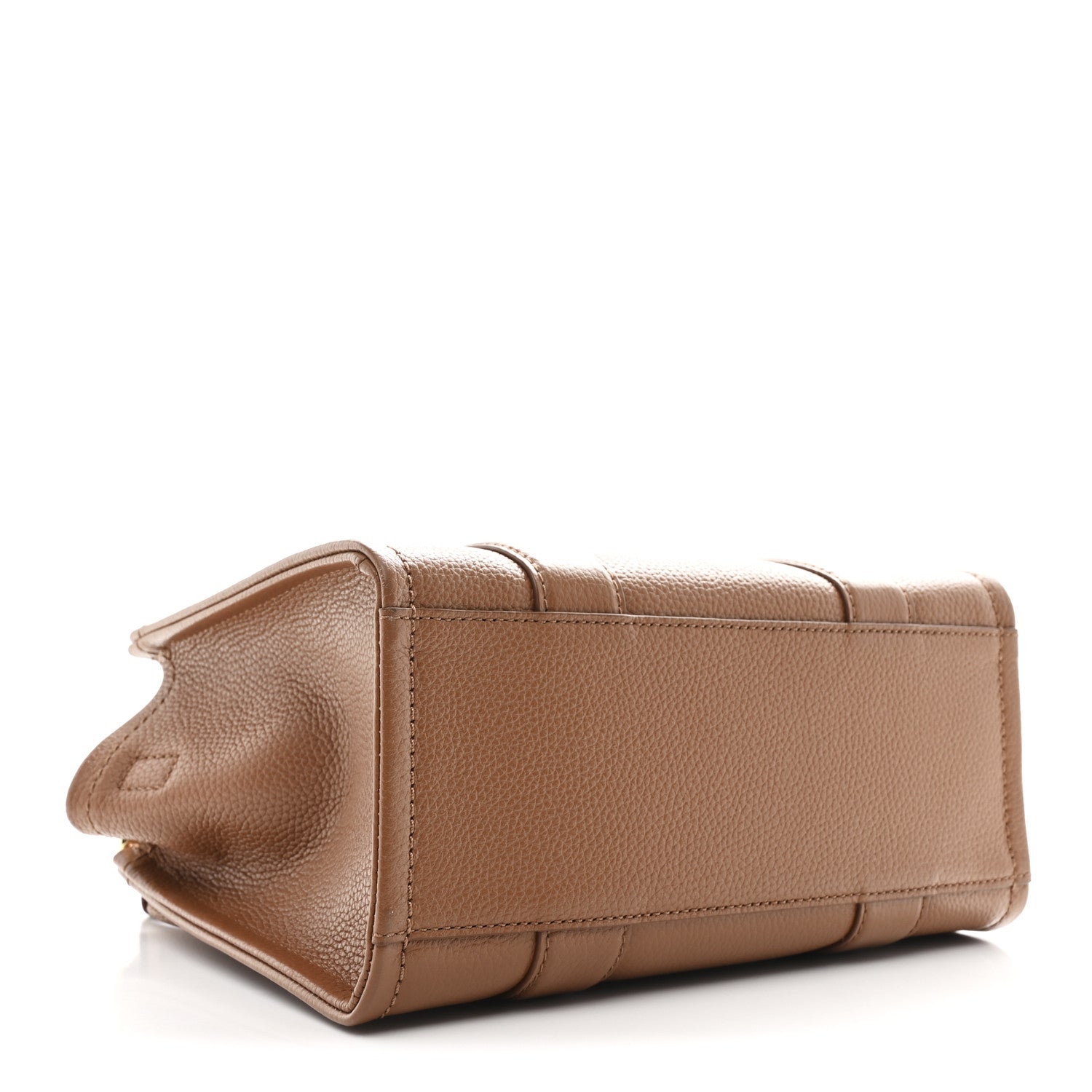 Grained Calfskin Small The Tote Bag Argan Oil