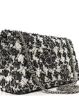 Tweed Camellia Quilted 2.55 Reissue 226 Flap Ecru
