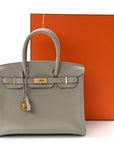 Togo Birkin 30 Gris Perle