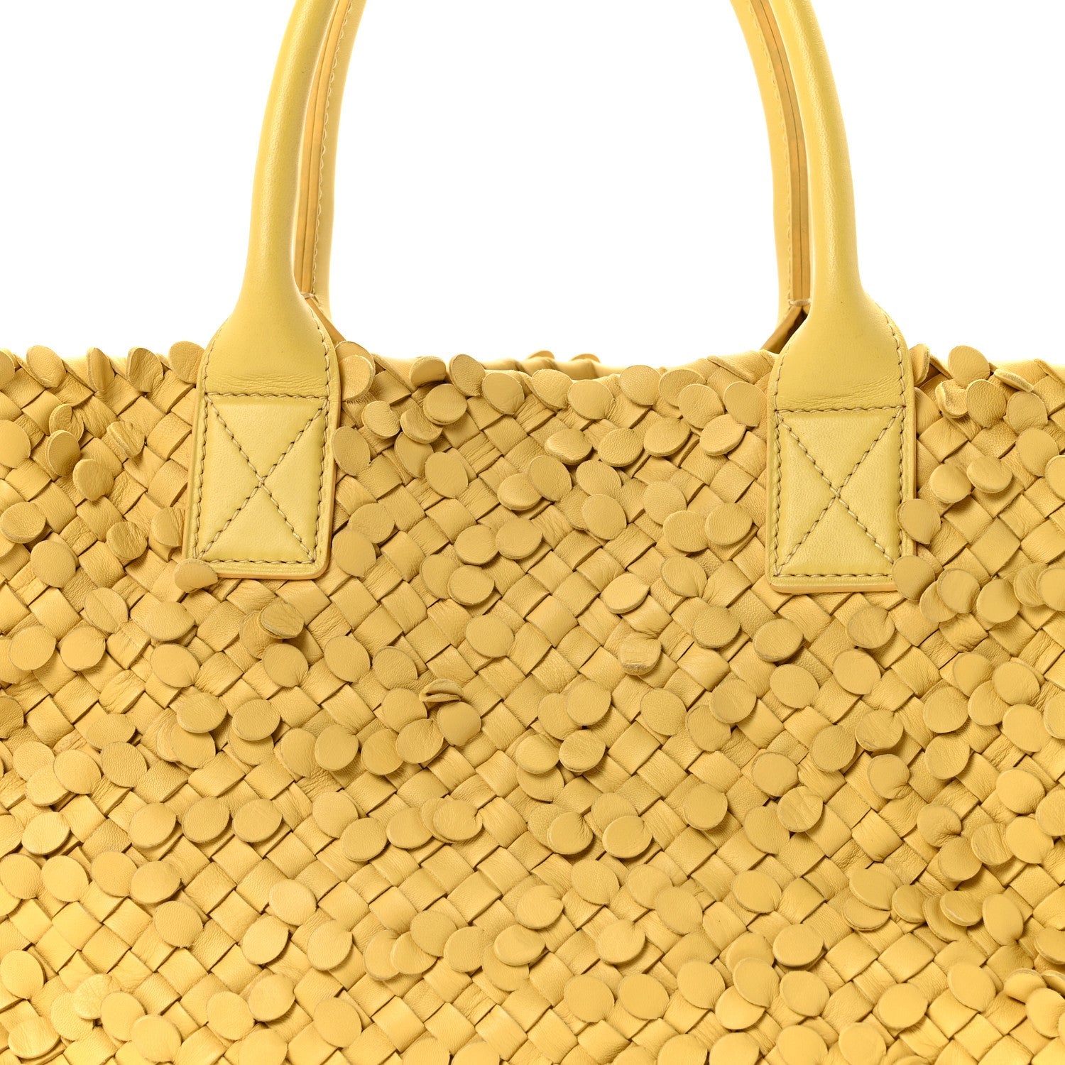 Nappa Intrecciato Medium Paillettes Cabat Poussin