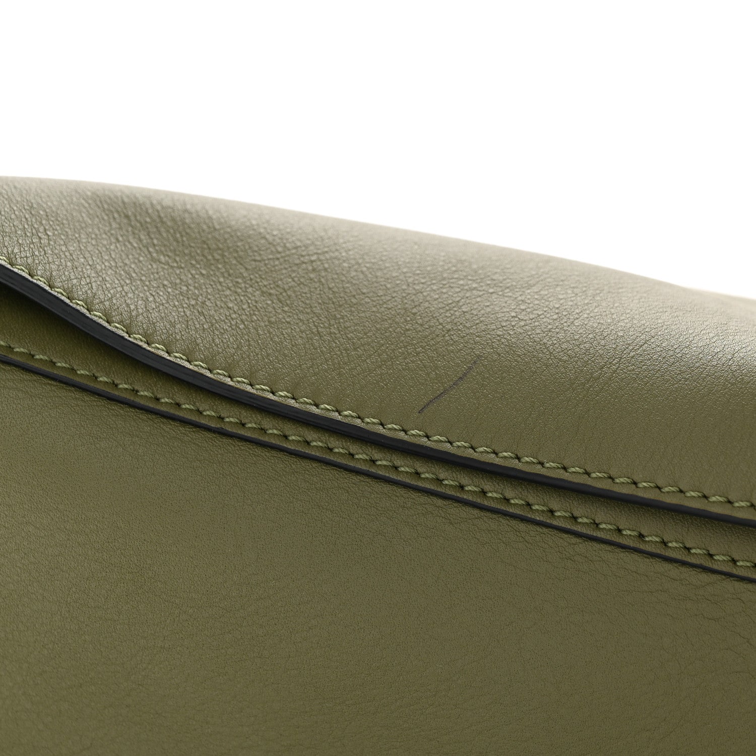 Calfskin Puzzle Hobo Avocado