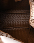 Intrecciato Medium Campana Shoulder Bag Tannin