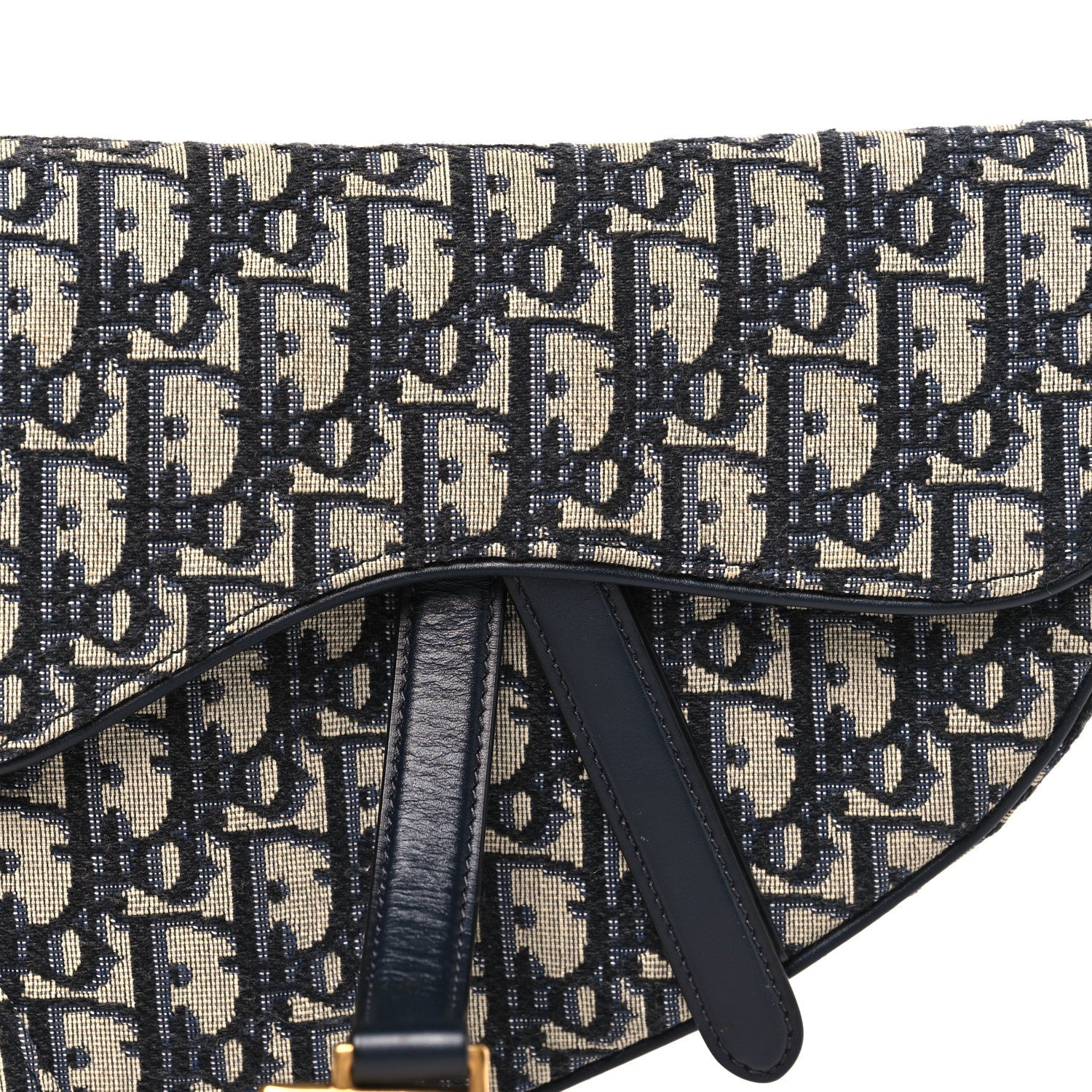 Oblique Saddle Bag Blue
