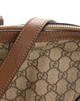 GG Supreme Monogram Medium Nice Top Handle Dome Bag Brown