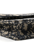 Oblique Saddle Chain Pouch Blue