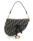 Oblique Saddle Bag Blue