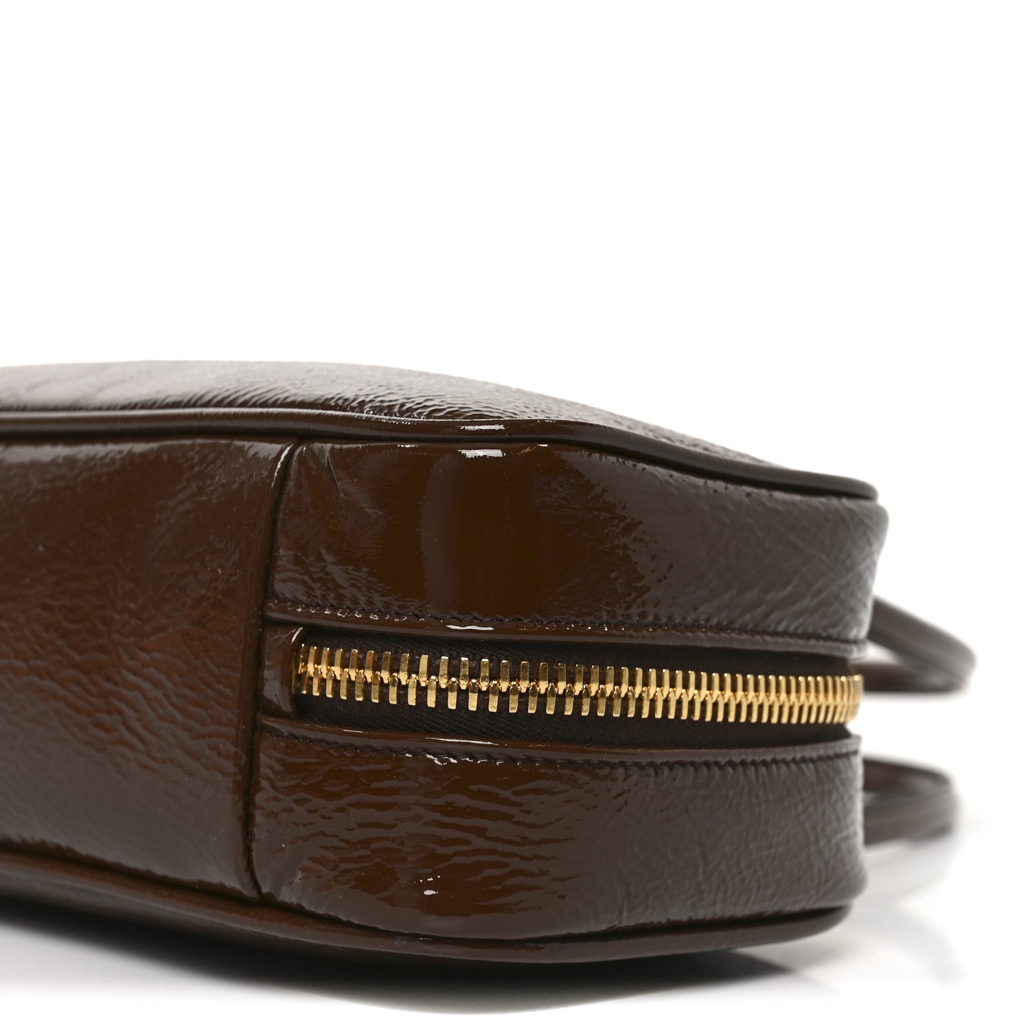 Naplak Patent Small Beau Top Handle Bag Palissandro