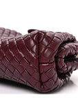 Nappa Intrecciato Small The Lauren 1980 Clutch With Chain Barolo