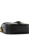 Box Calfskin Medium Bobby Flap Black