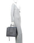 Baby Grained Calfskin Medium Phantom Luggage Kohl