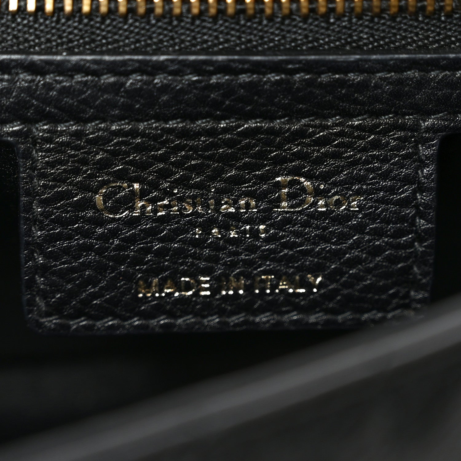 Calfskin Cannage Small Caro Bag Black