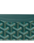 Goyardine Saint Sulpice Card Holder Green