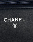 Caviar Timeless CC Wallet on Chain WOC Navy Blue