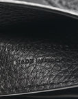 Grained Calfskin Baby Le 5 A 7 Supple Hobo Black