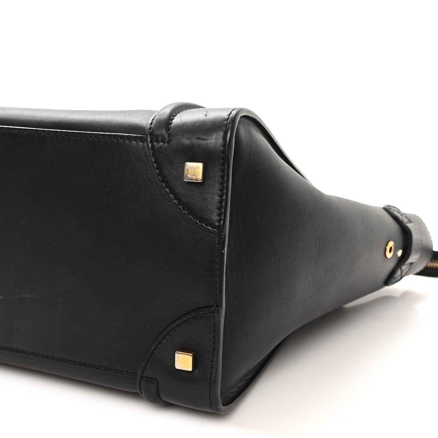 Smooth Calfskin Mini Luggage Black