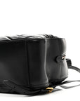 Calfskin Matelasse GG Marmont Dome Backpack Black