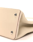 Taurillon Capucines MM Blanc Casse
