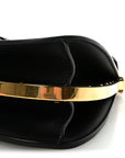 Box Calfskin Medium Bobby Frame Flap Black