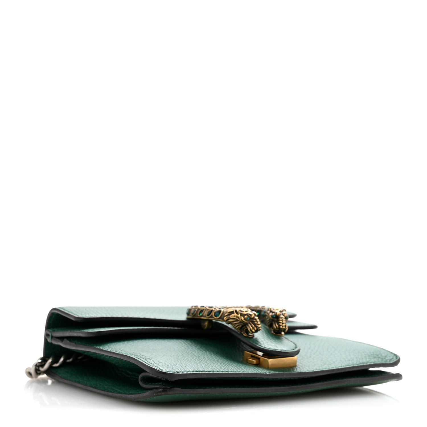 Calfskin Mini Dionysus Shoulder Bag Emerald