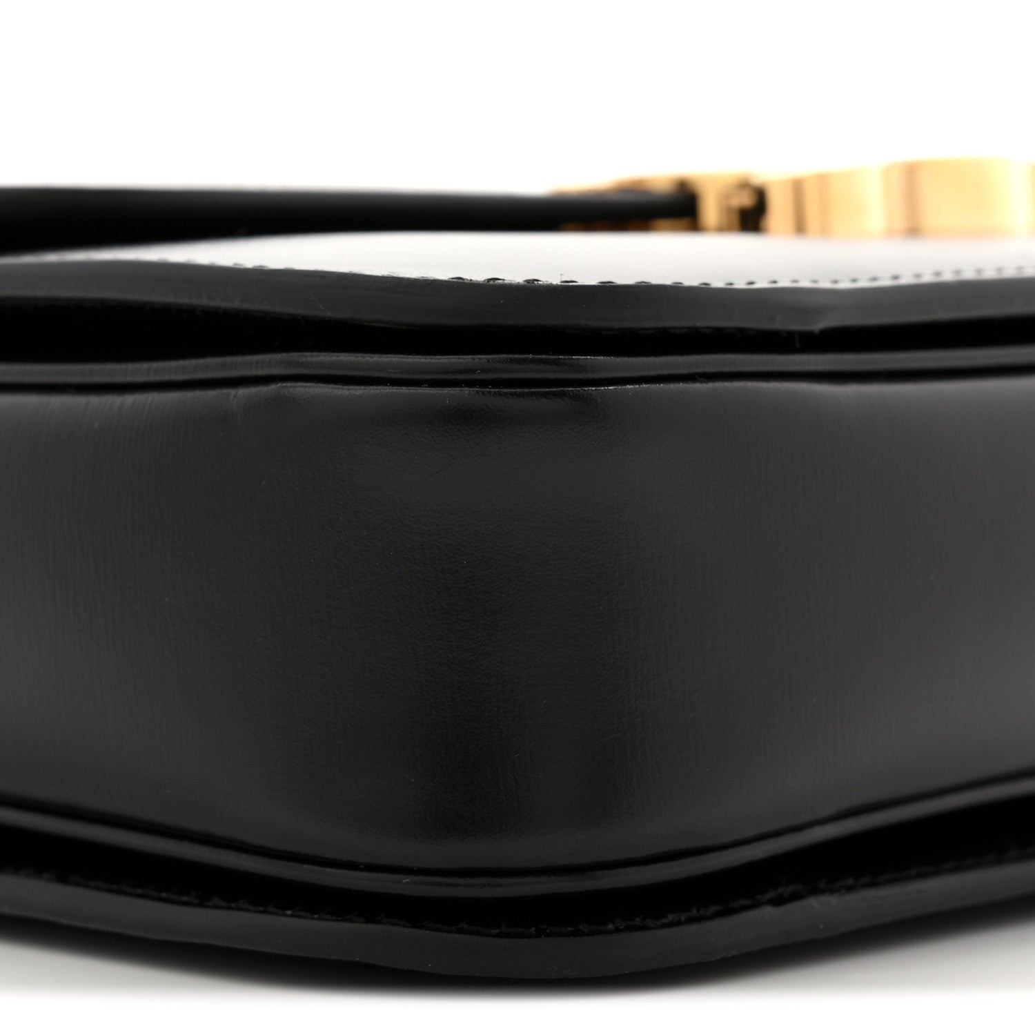 Shiny Calfskin Medium Triomphe Black