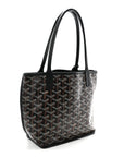 Goyardine Reversible Mini Anjou Black