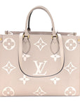 Empreinte Monogram Giant Onthego MM Tourterelle Creme