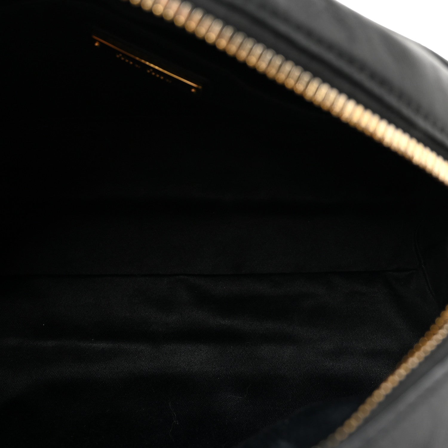 Nappa Matelasse Dome Crossbody Black