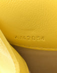 Smooth Calfskin La Petite Pochette Rond Carre Yellow