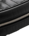 Calfskin Matelasse Aria GG Marmont Chain Shoulder Bag Black