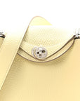 Taurillon Clemence Verso Mini Lindy 20 Jaune Milton Mushroom