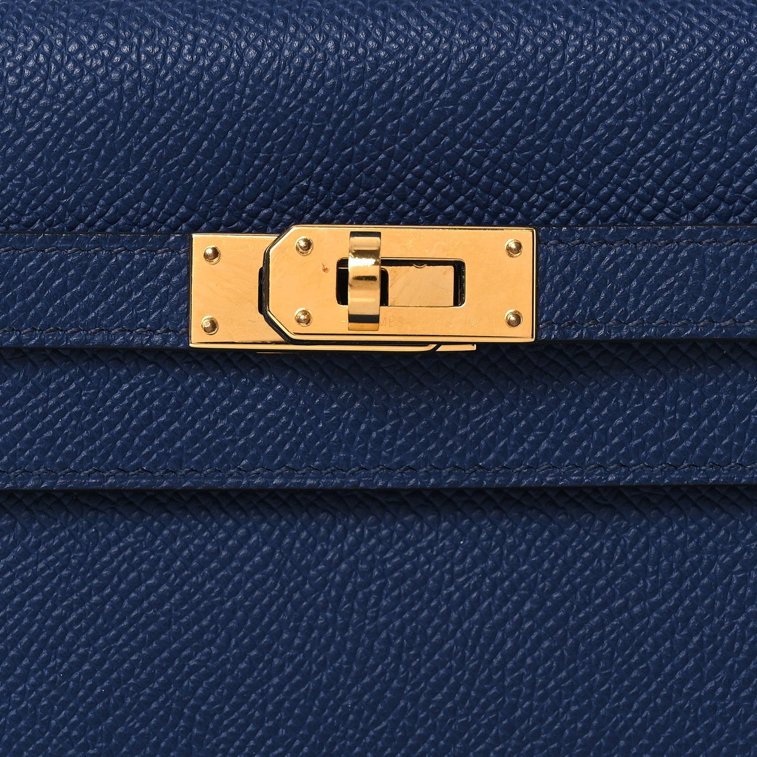 Epsom Kelly Wallet To Go Bleu Saphir