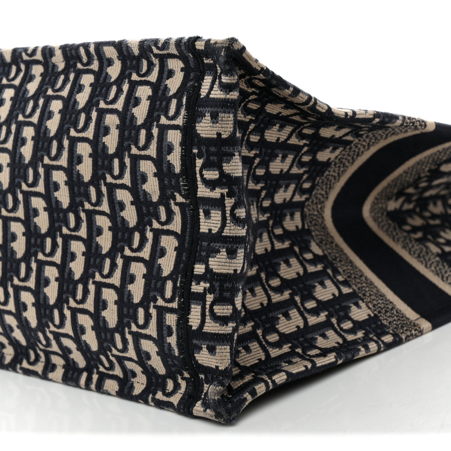 Oblique Large Book Tote Blue Multicolor