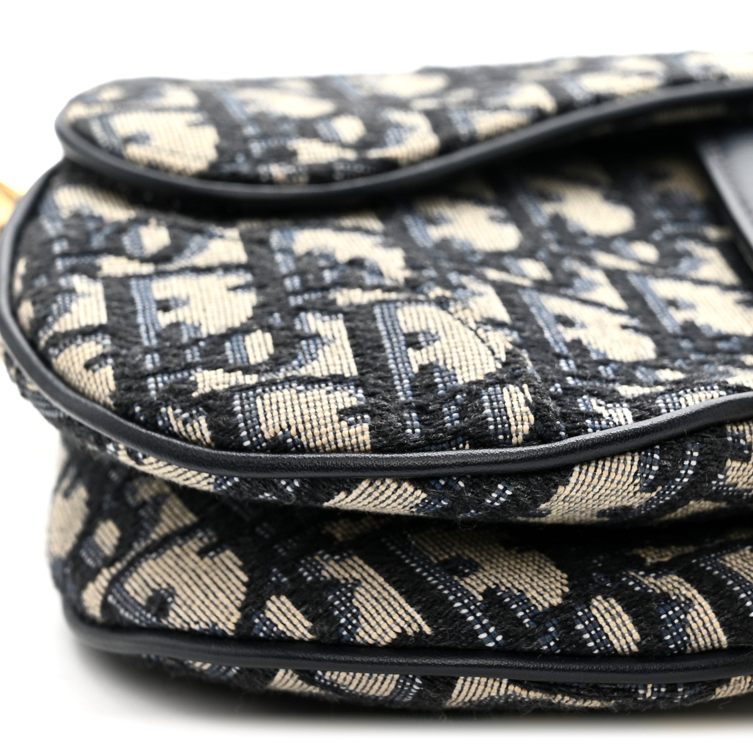Oblique Mini Saddle Bag Blue