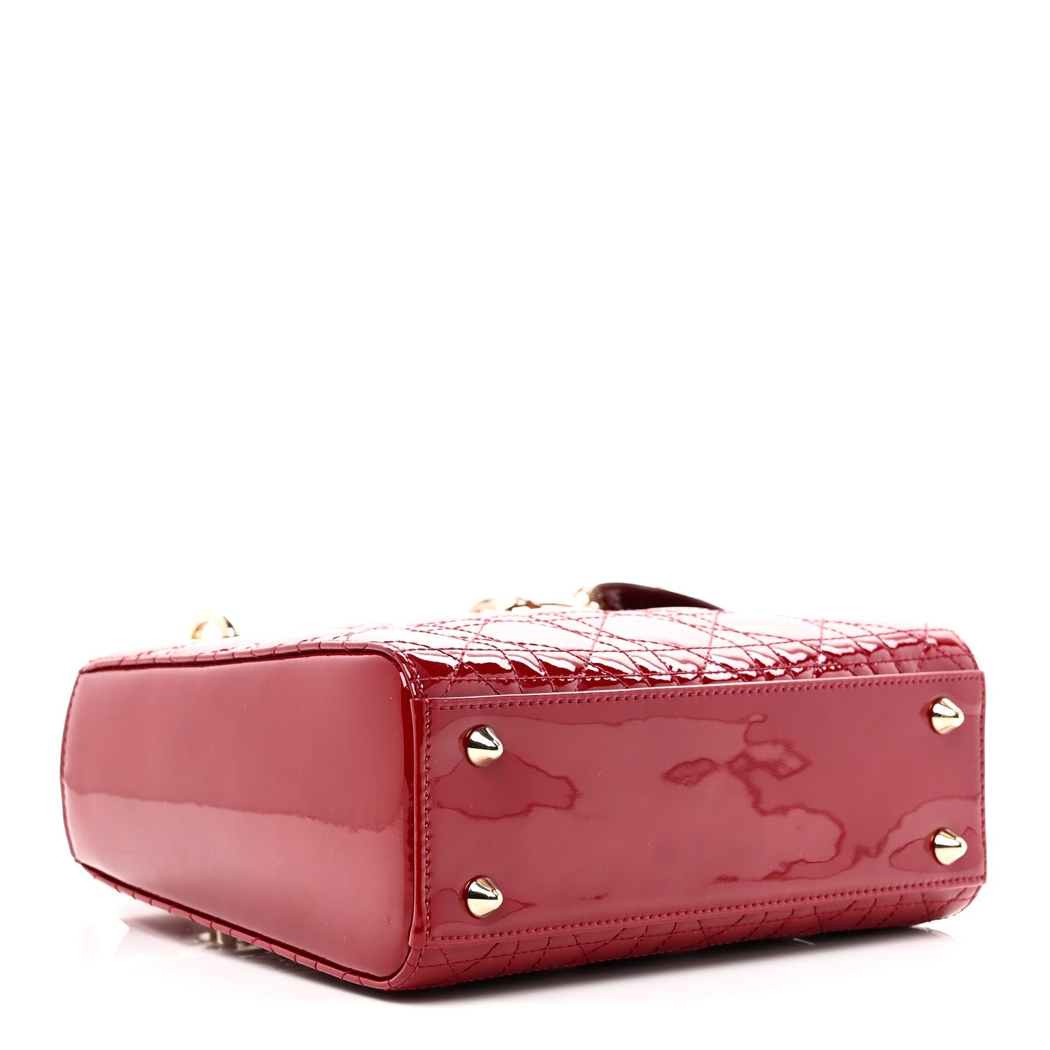 Patent Cannage Small Lady D1OR Cherry Red