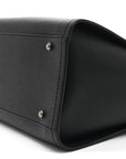 Caviar Small Studded Deauville Tote Black