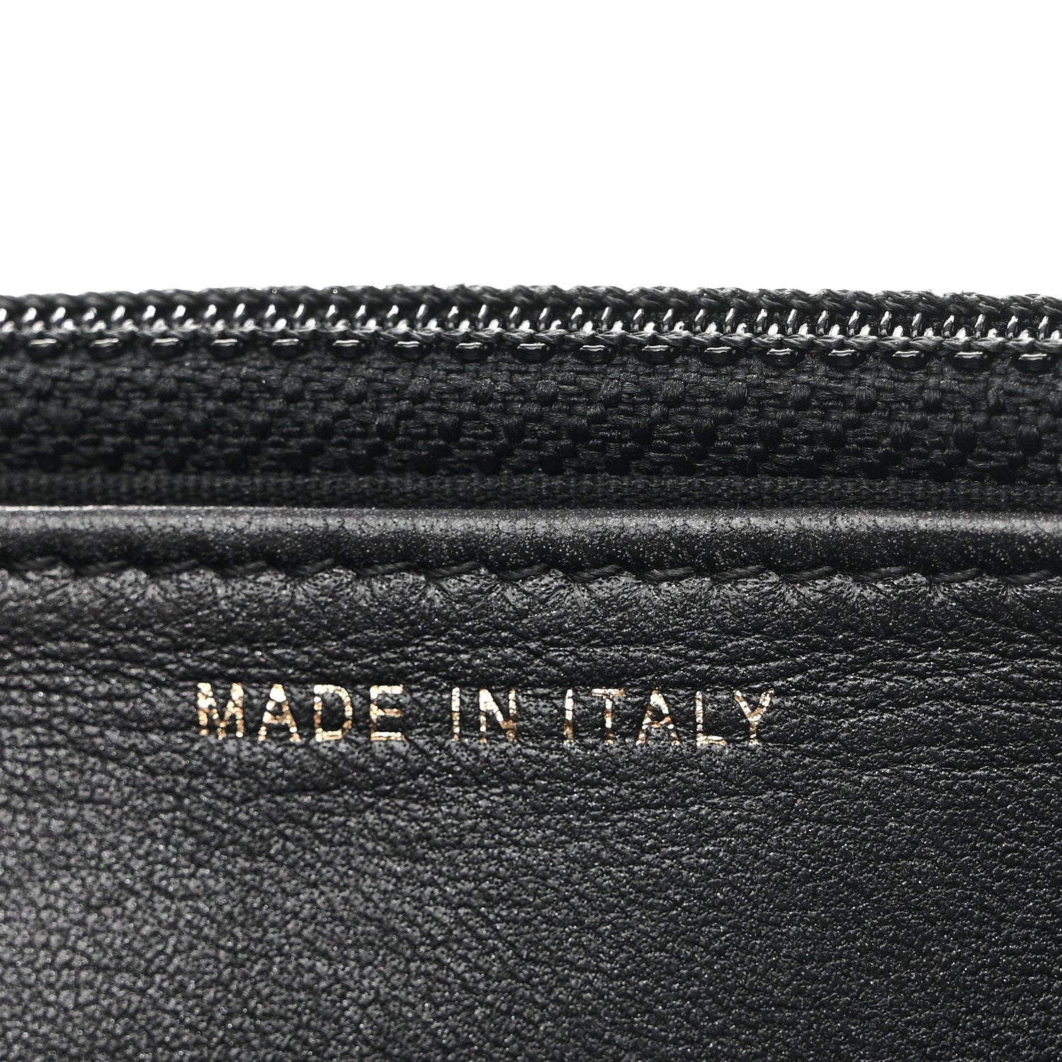 Glazed Calfskin Quilted Boy Wallet On Chain WOC Black